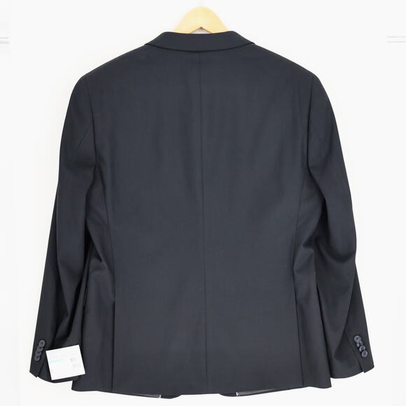 Alfani Men's Black Stretch Solid Slim-Fit Tailored Formal Suit Jacket Size 44R - Picture 7 of 8